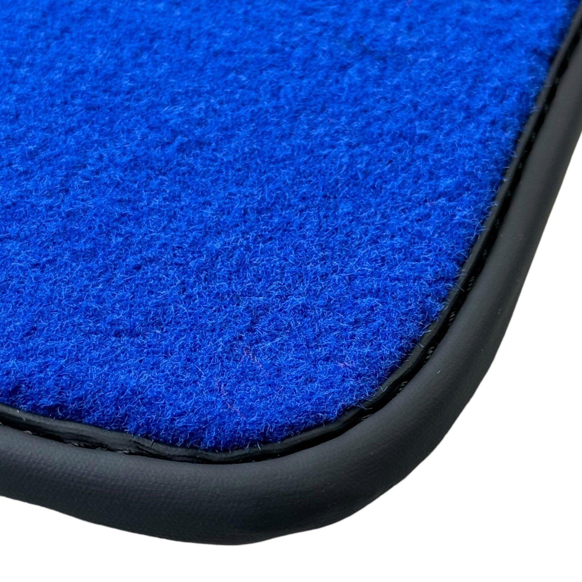 Blue Floor Mats for Ferrari 296 GTS (2022-2024) with Leather - AutoWin