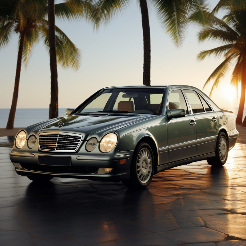 Eleve su Mercedes-Benz Clase E W210 Sedan (1995-2002) con los tapetes premium de Autowin