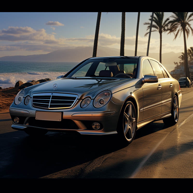Eleve su Mercedes-Benz Clase E W211 Sedan 4Matic (2002-2009) con los tapetes premium de Autowin