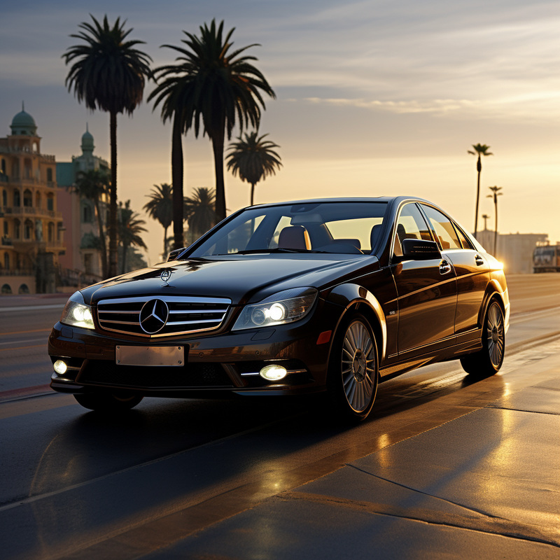 Elevate Your Mercedes-Benz C-Class W204 Sedan (2007-2014) with Autowin's Premium Floor Mats