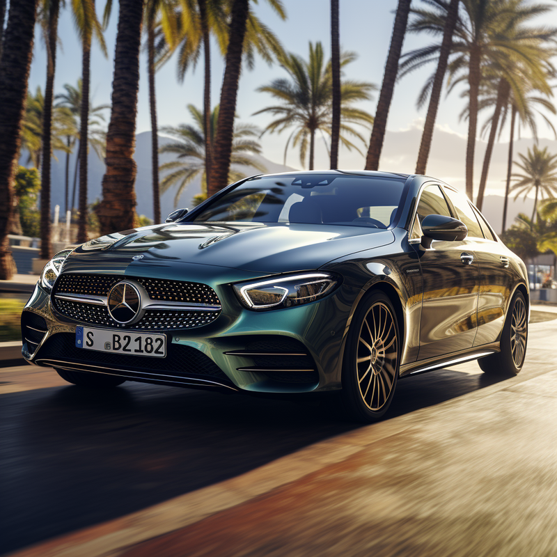 Eleve su Mercedes-Benz Clase E W214 Sedan (2023-2024) híbrido con tapetes premium de Autowin