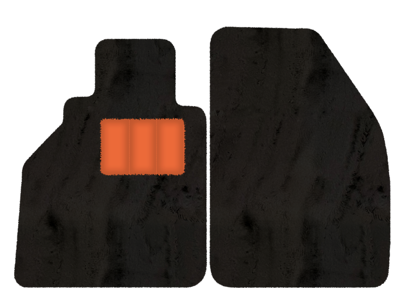 Premium Sheepskin Floor Mats for Porsche 986 Boxster (1996-2004)