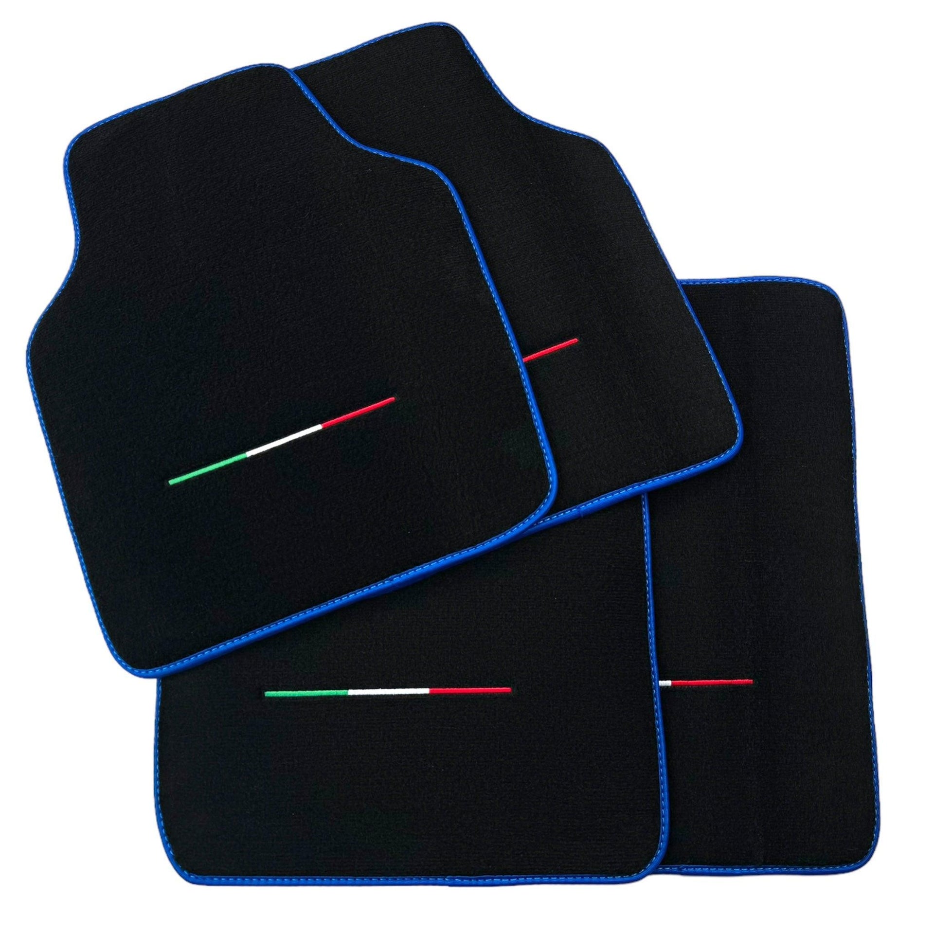 Floor Mats for Ferrari Purosangue with Blue Trim | Italian Edition - AutoWin