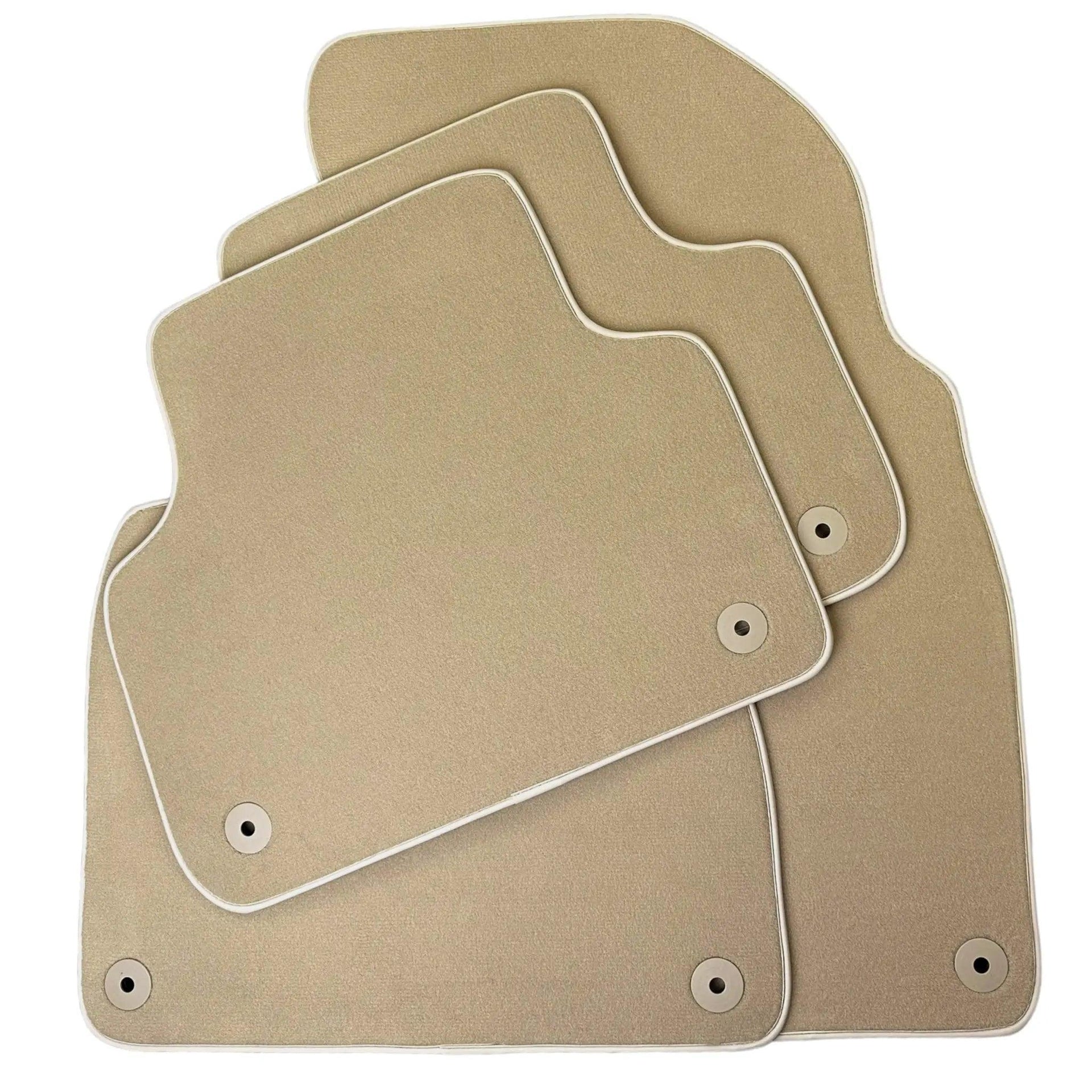 Beige Floor Mats For Bentley Flying Spur (2005-2013) - AutoWin