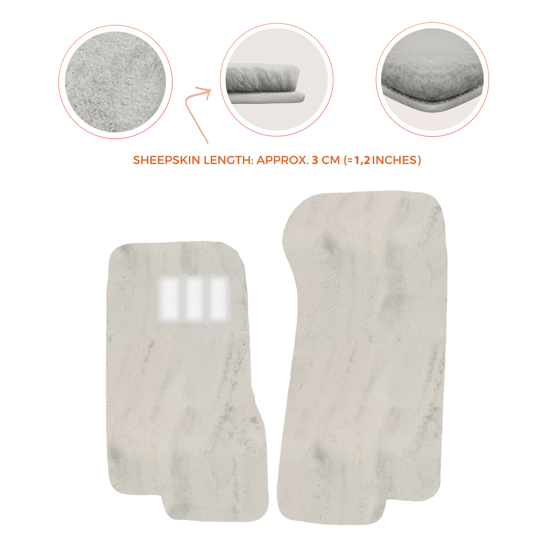 Luxury Sheepskin Floor Mats for Aston Martin V8 Coupe Special Volante (96-03)