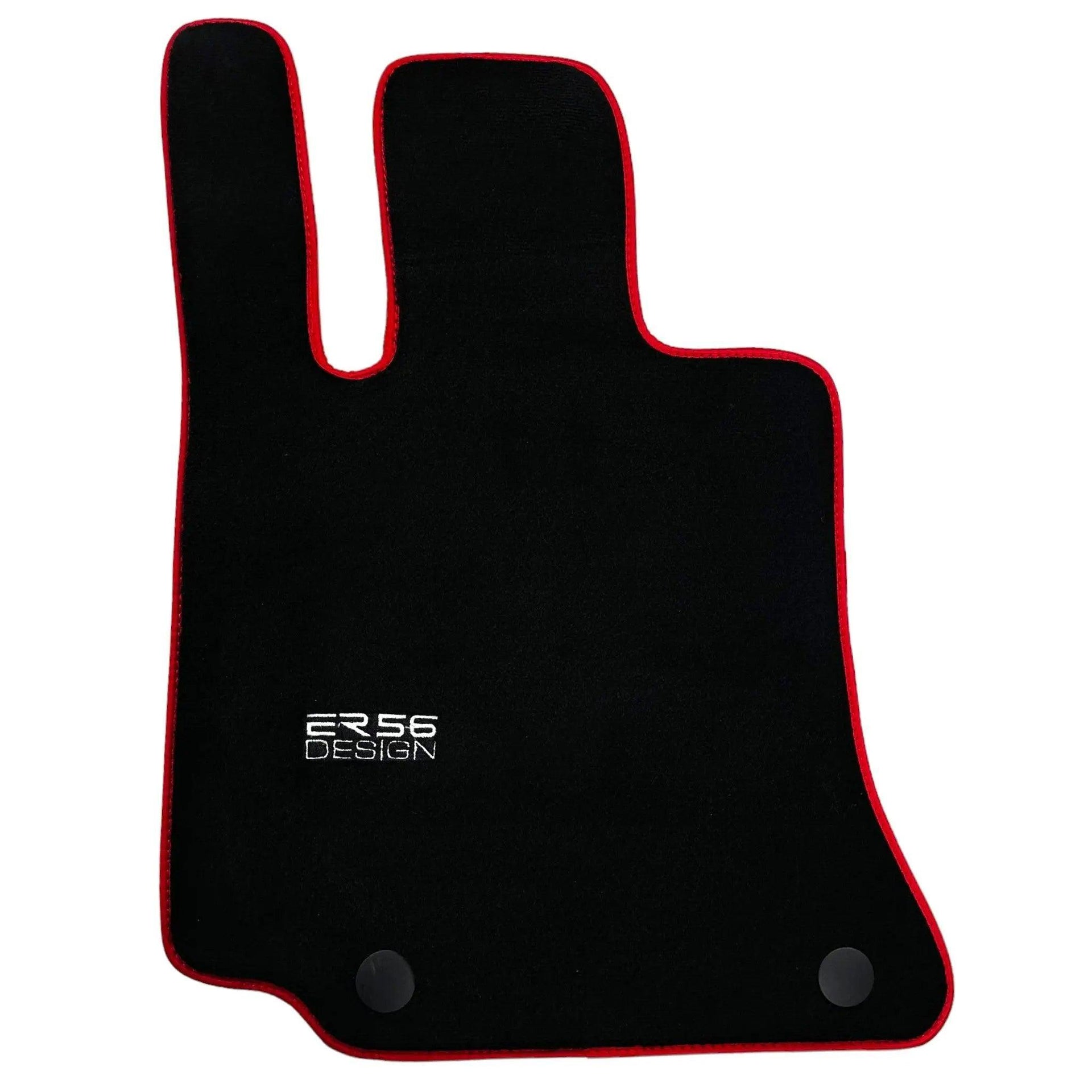 Black Floor Mats For Mercedes-Benz C Class W206 (2021-2023) ER56 Design - AutoWin