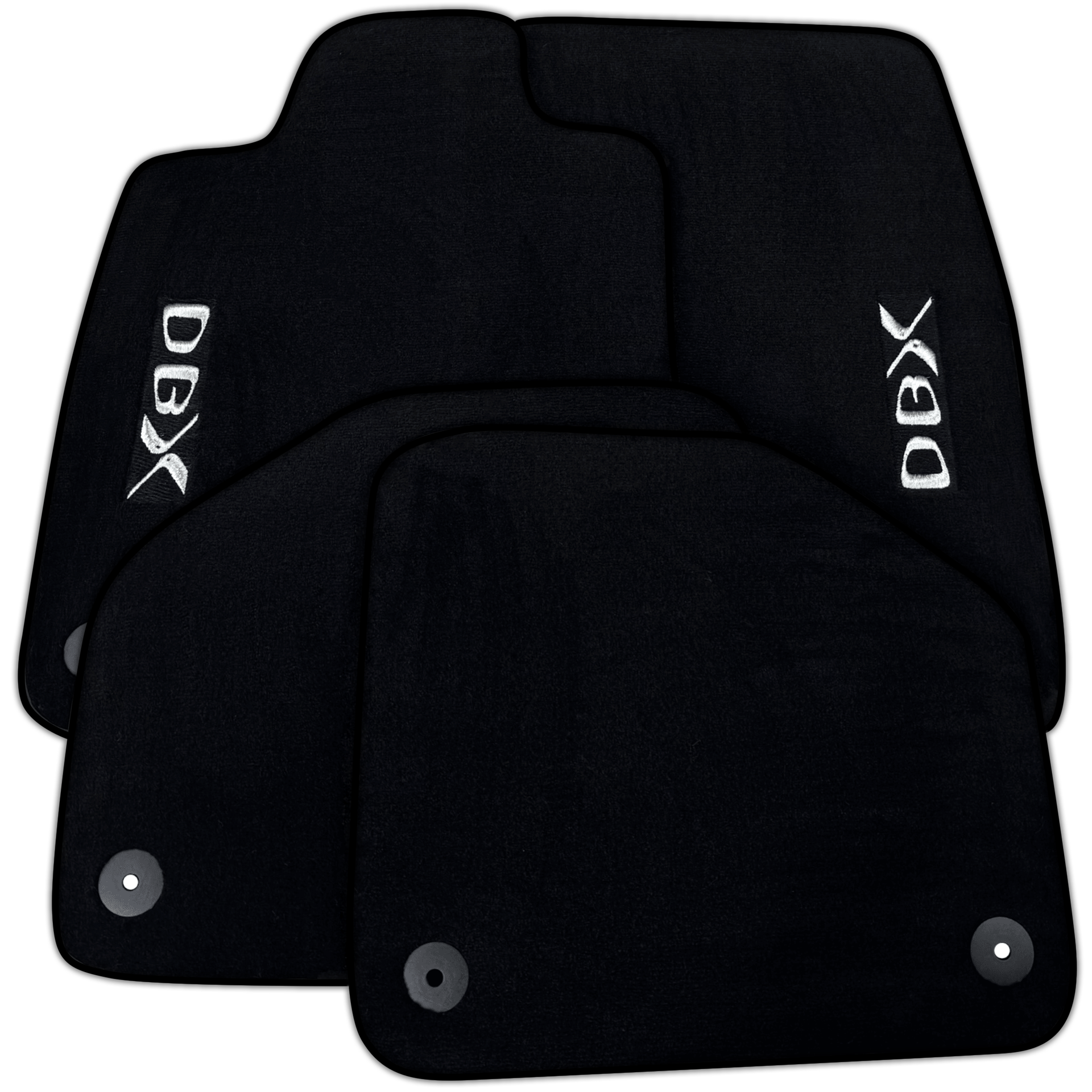 Black Floor Mats for Aston Martin DBX (2020–2023)