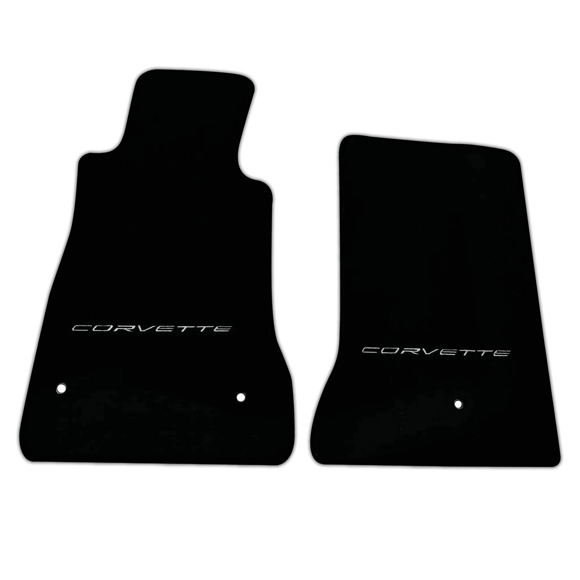Black Floor Mats for Chevrolet Corvette C6 (2005-2013) | Various Trim Colors