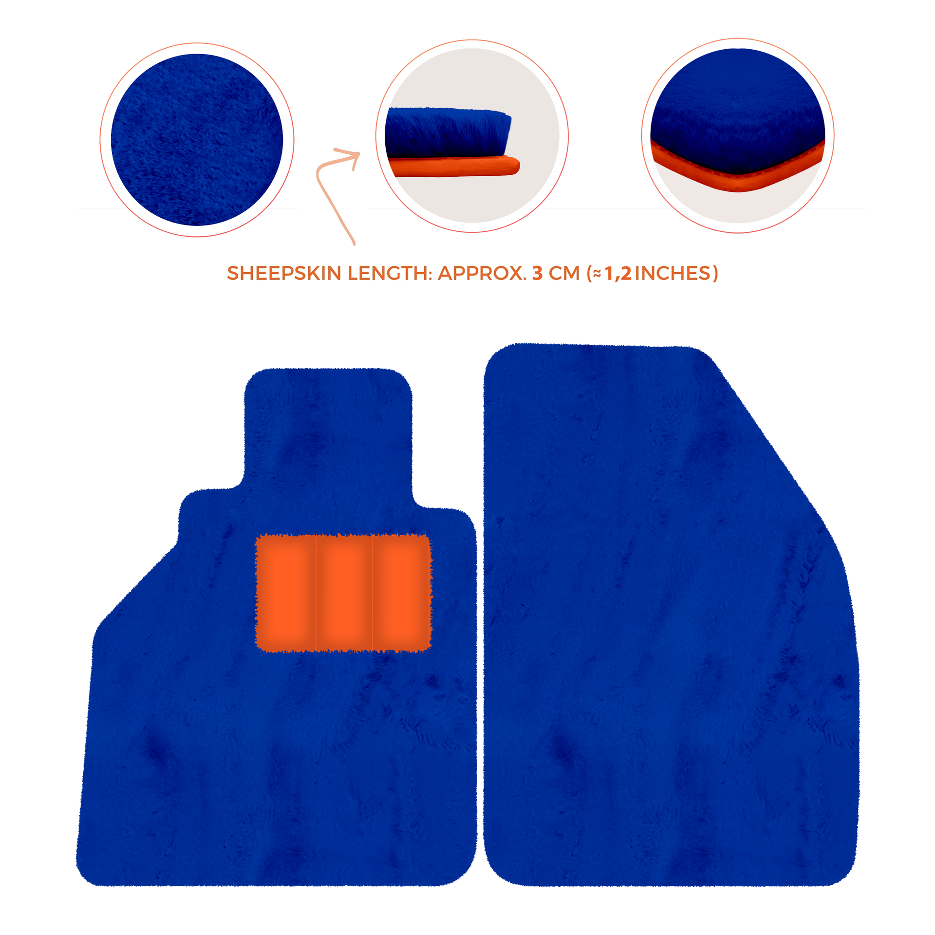 Tappetini per auto Blu Scuro per Porsche 986 Boxster - AutoWin