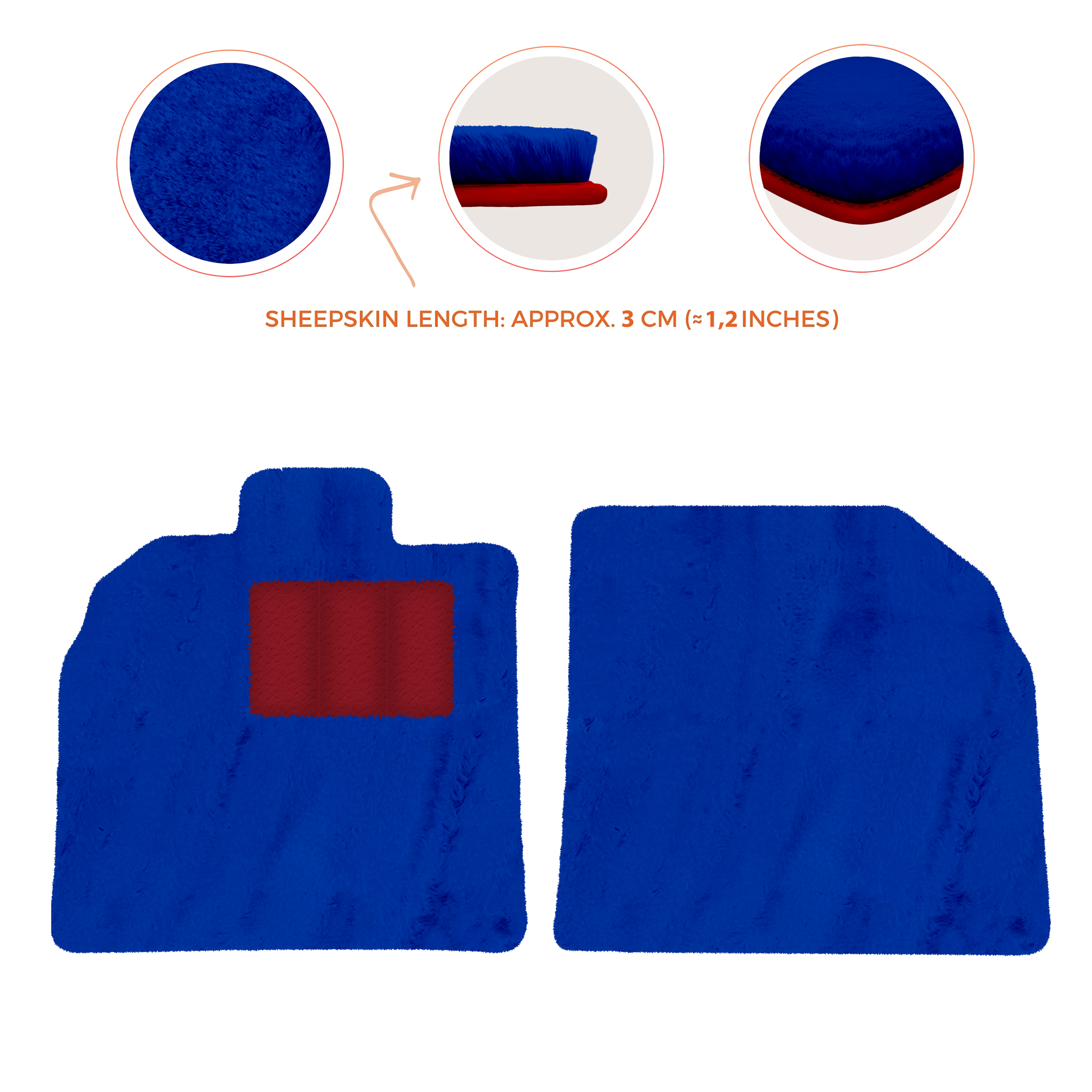 Customizable Black Floor Mats for Lamborghini Aventador SV | Orange Edition - AutoWin.EU