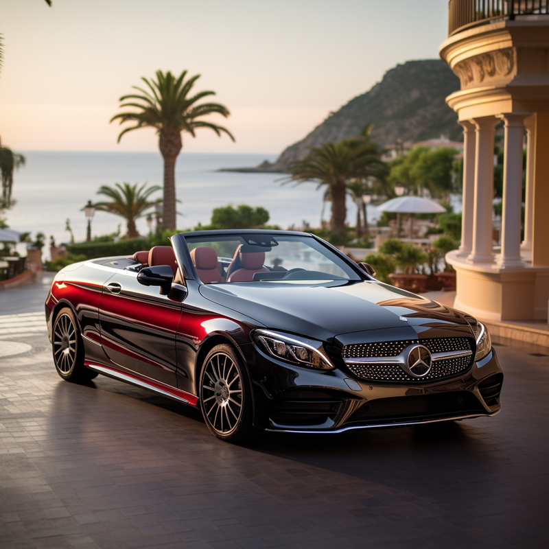 Werten Sie Ihr Mercedes-Benz C-Klasse A205 Cabrio Facelift (2018–2023) mit den Premium-Fußmatten von Autowin auf