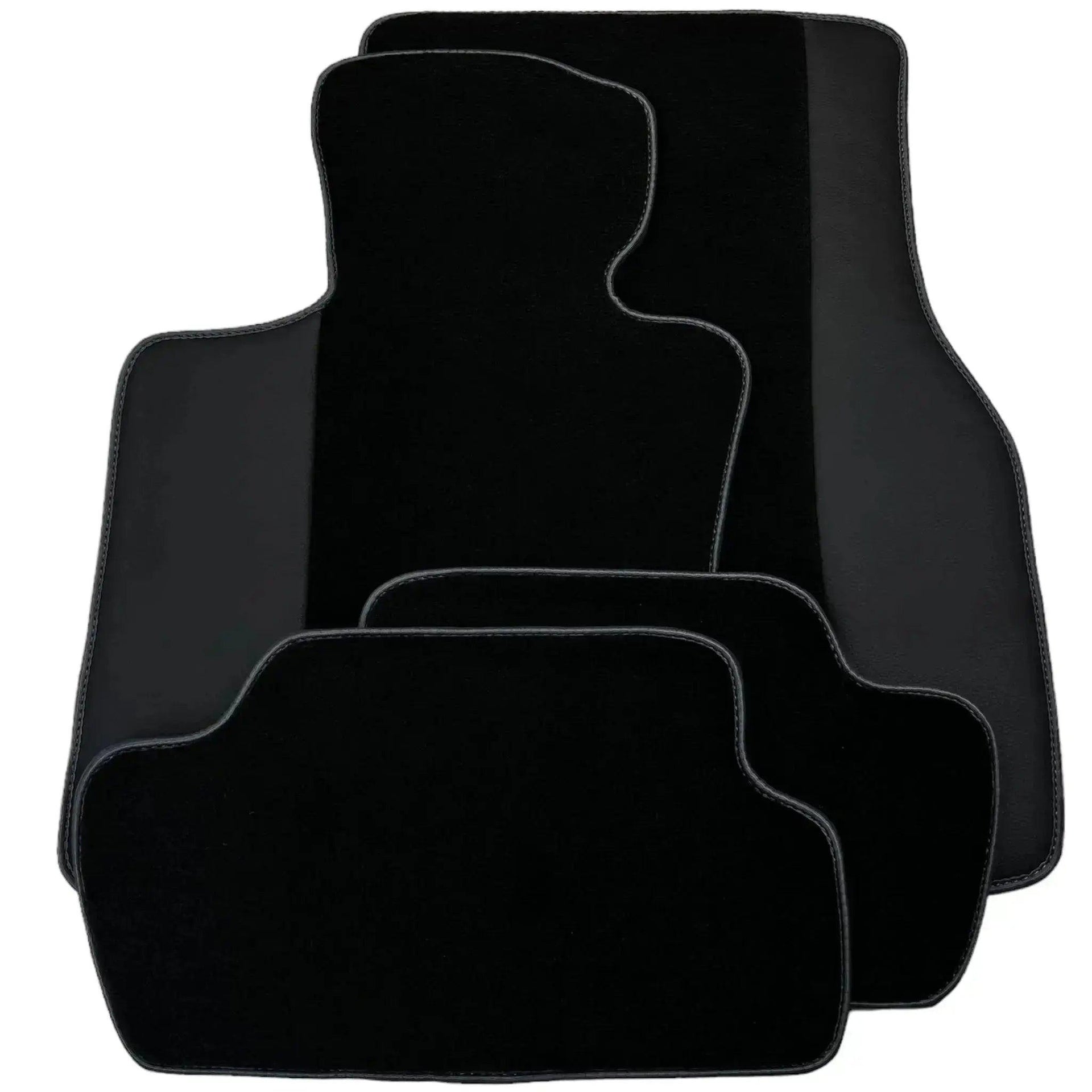 Customizable Black Floor Mats for Mini Cabrio R56 Convertible (2009-2016) - AutoWin