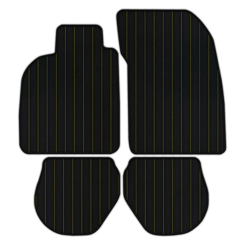 Customizable Leather Floor Mats with Line Pattern for Porsche 911 - 993 (1994-1998)