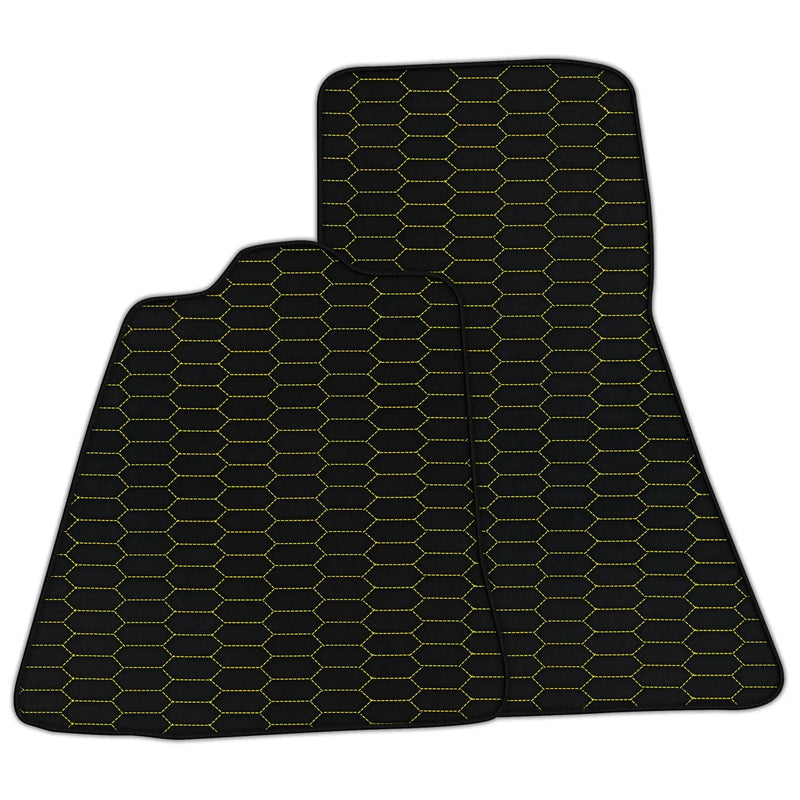Customizable Leather Floor Mats with Raptor Hex Pattern for McLaren P1 (2013-2015)