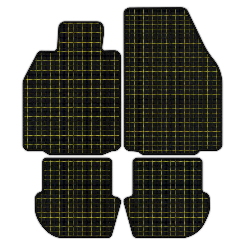 Customizable Leather Floor Mats with Square Pattern for Porsche 911 - 997 (2004-2012)