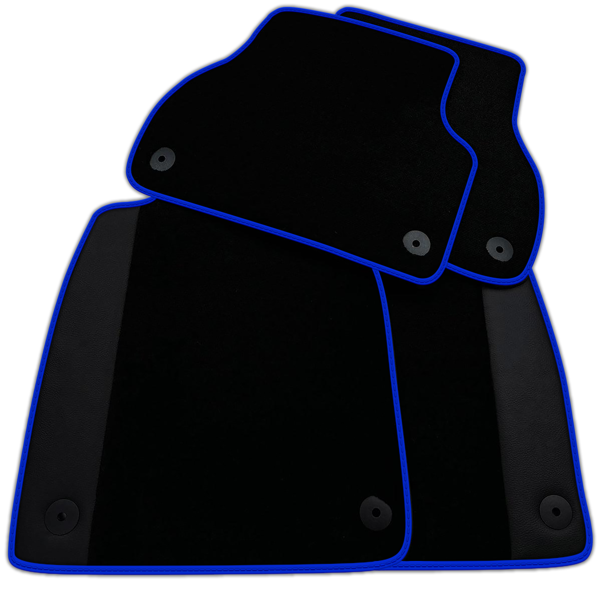 Customizable Black Floor Mats for Audi A4 - B8 Avant (2008-2015)