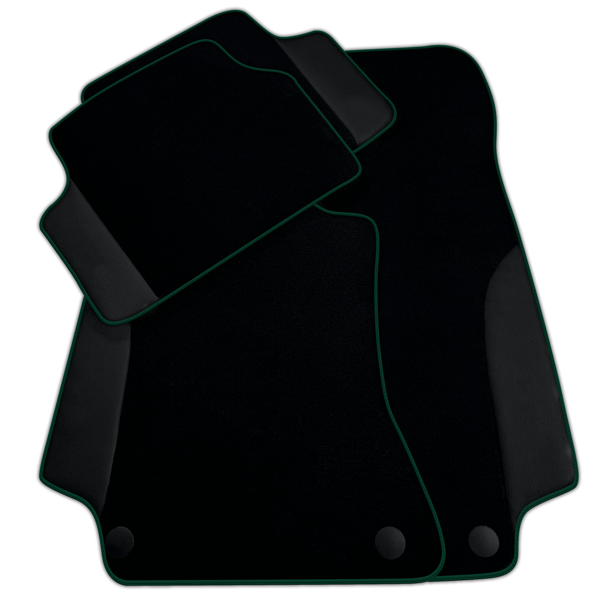 Customizable Black Floor Mats For Mercedes Benz CLA-Class C118 Coupe (2019-2023)