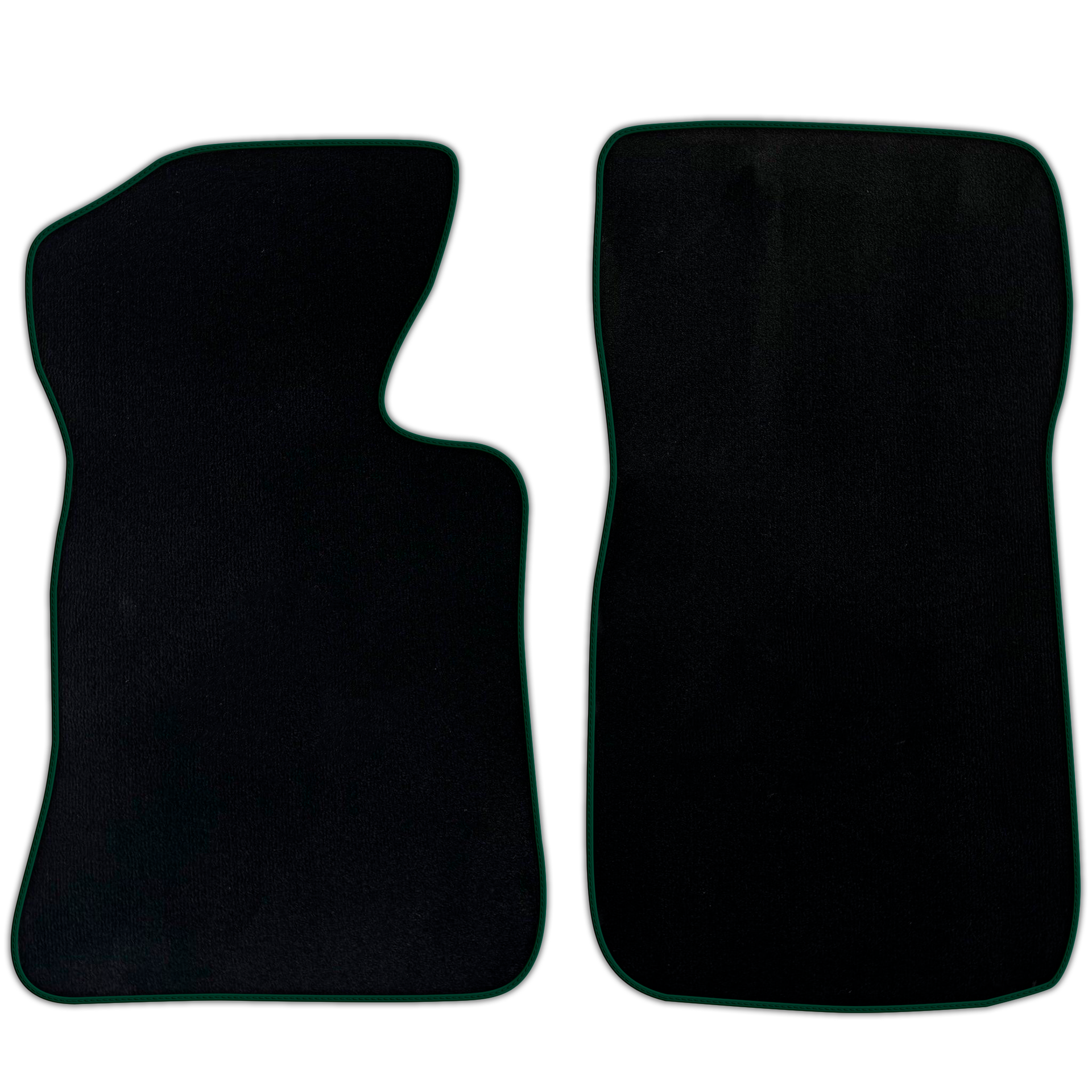 Custom Black Floor Mats for Chevrolet Corvette C2 (1963-1967) Black Trim
