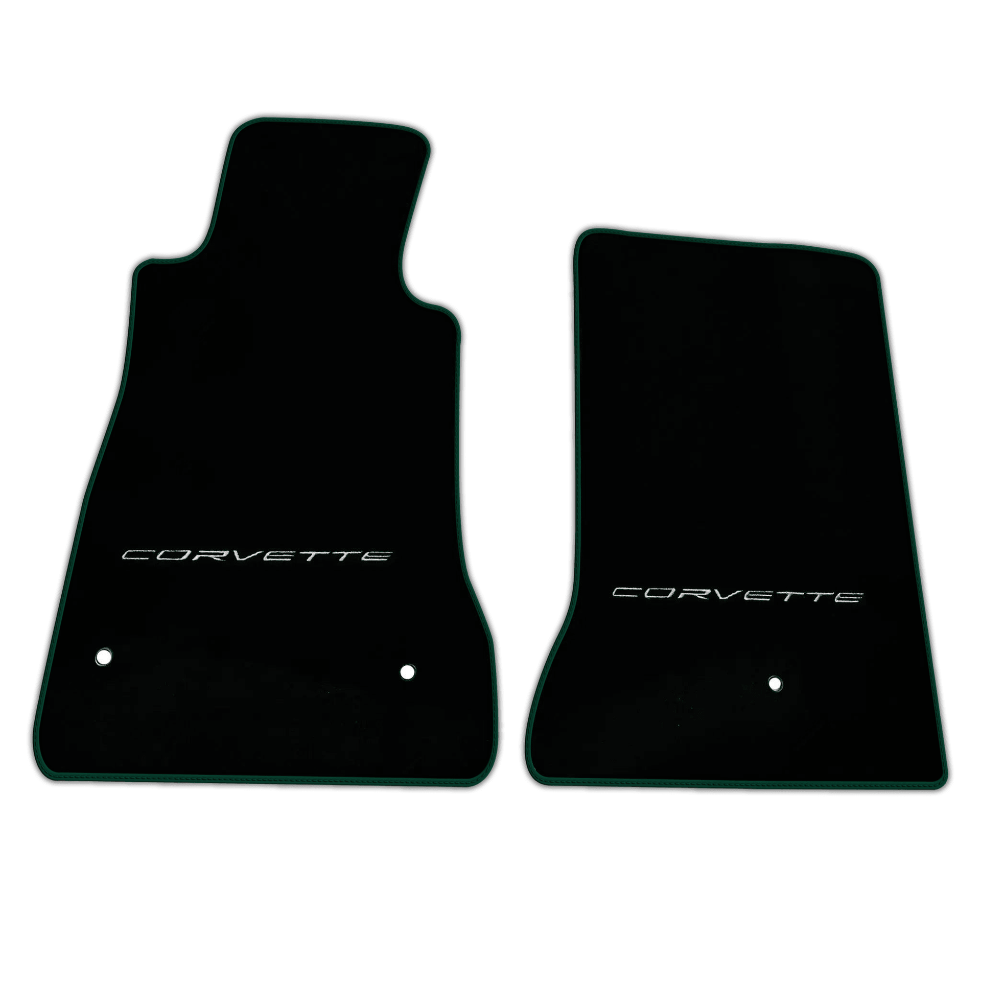 Black Floor Mats for Chevrolet Corvette C6 (2005-2013) | Various Trim Colors