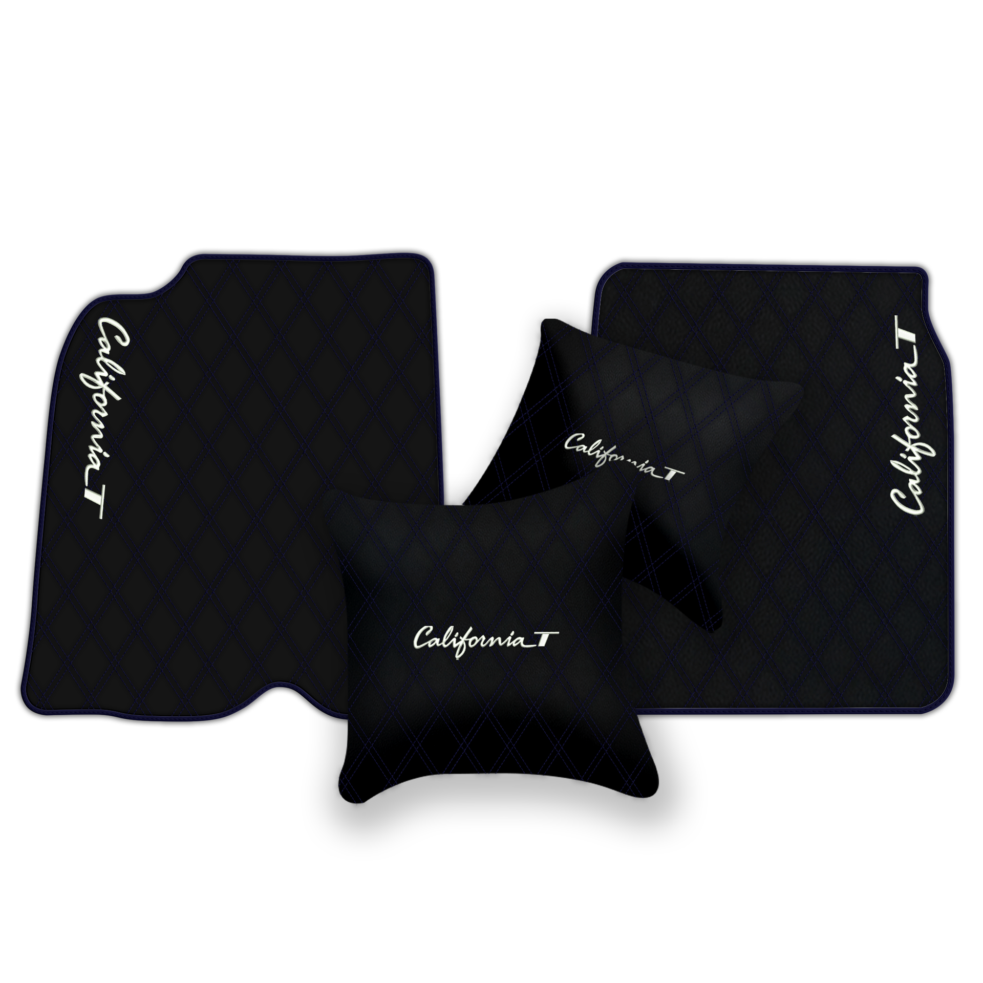 Tapis de voiture noirs pour Ferrari California T 2015–2018 - AutoWin