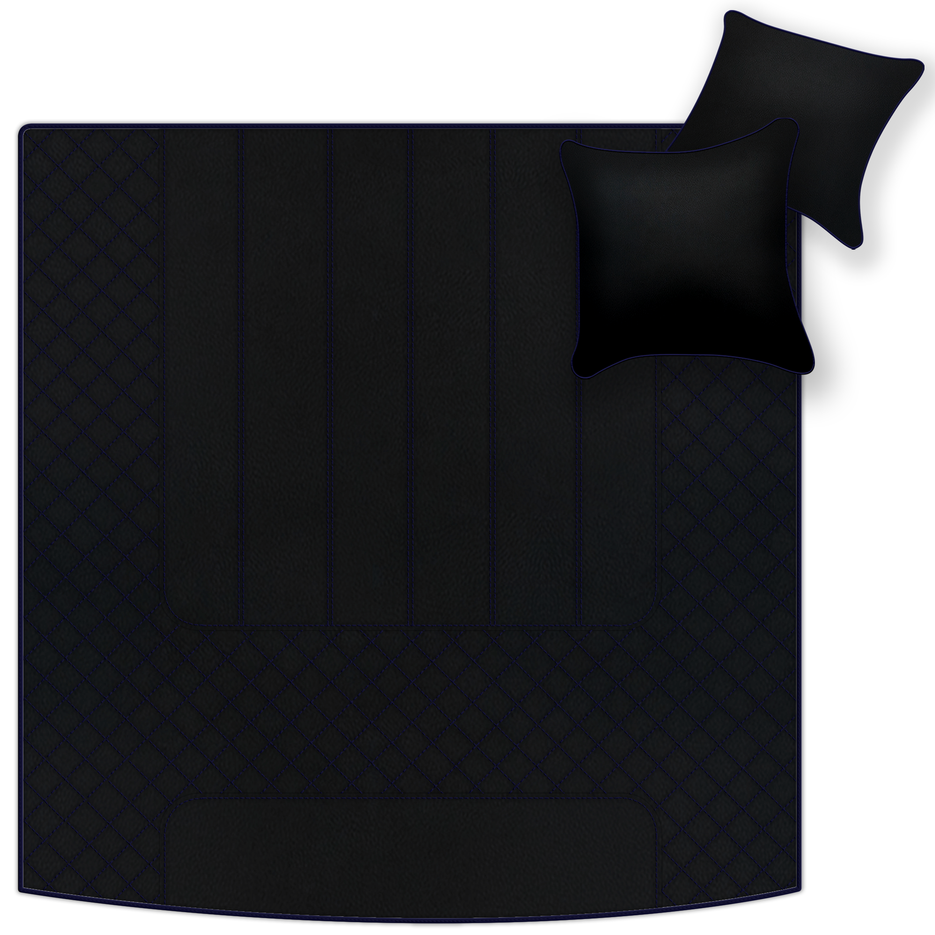 Black Leather Floor Mats for Bentley Bentayga (2015-2023) | AW1 Design