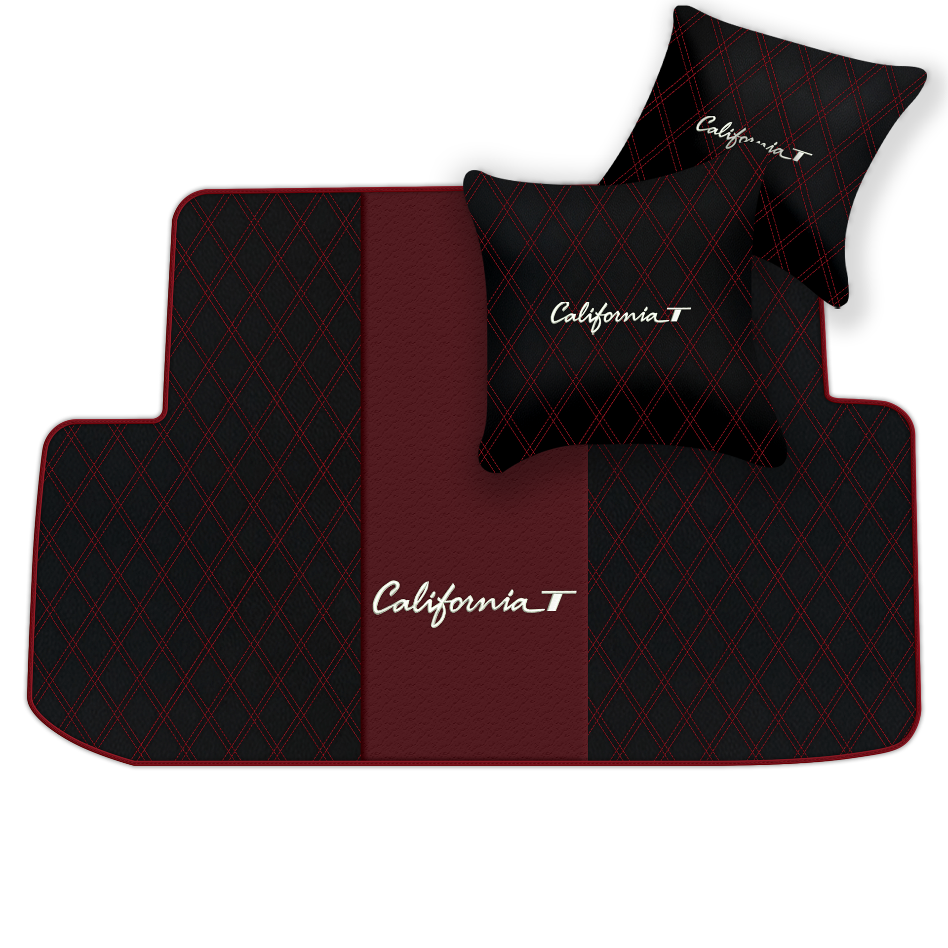 Tapis de voiture noirs pour Ferrari California T 2015–2018 - AutoWin