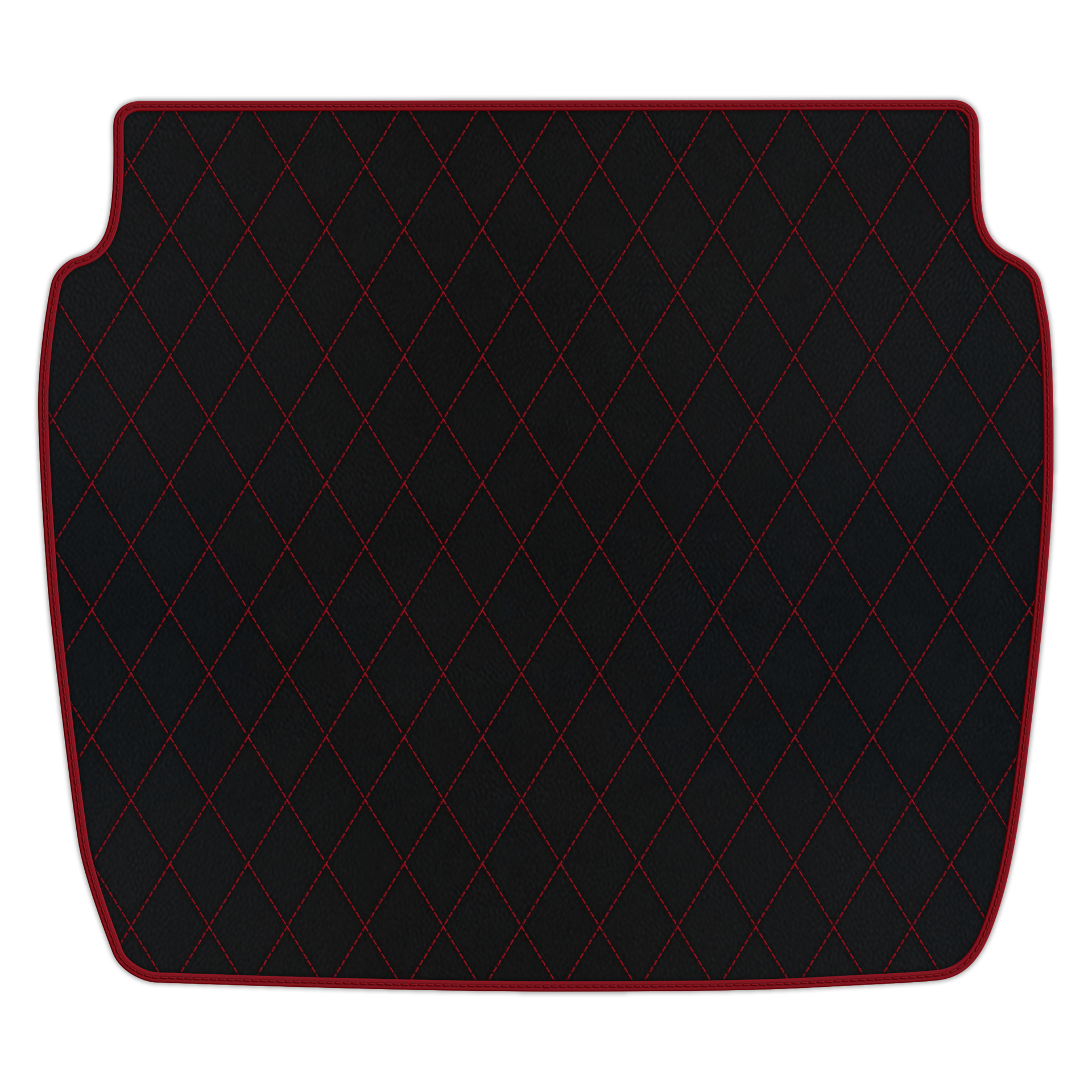 Custom Black Leather Floor Mats for Ferrari 612 Scaglietti (2005-2011)