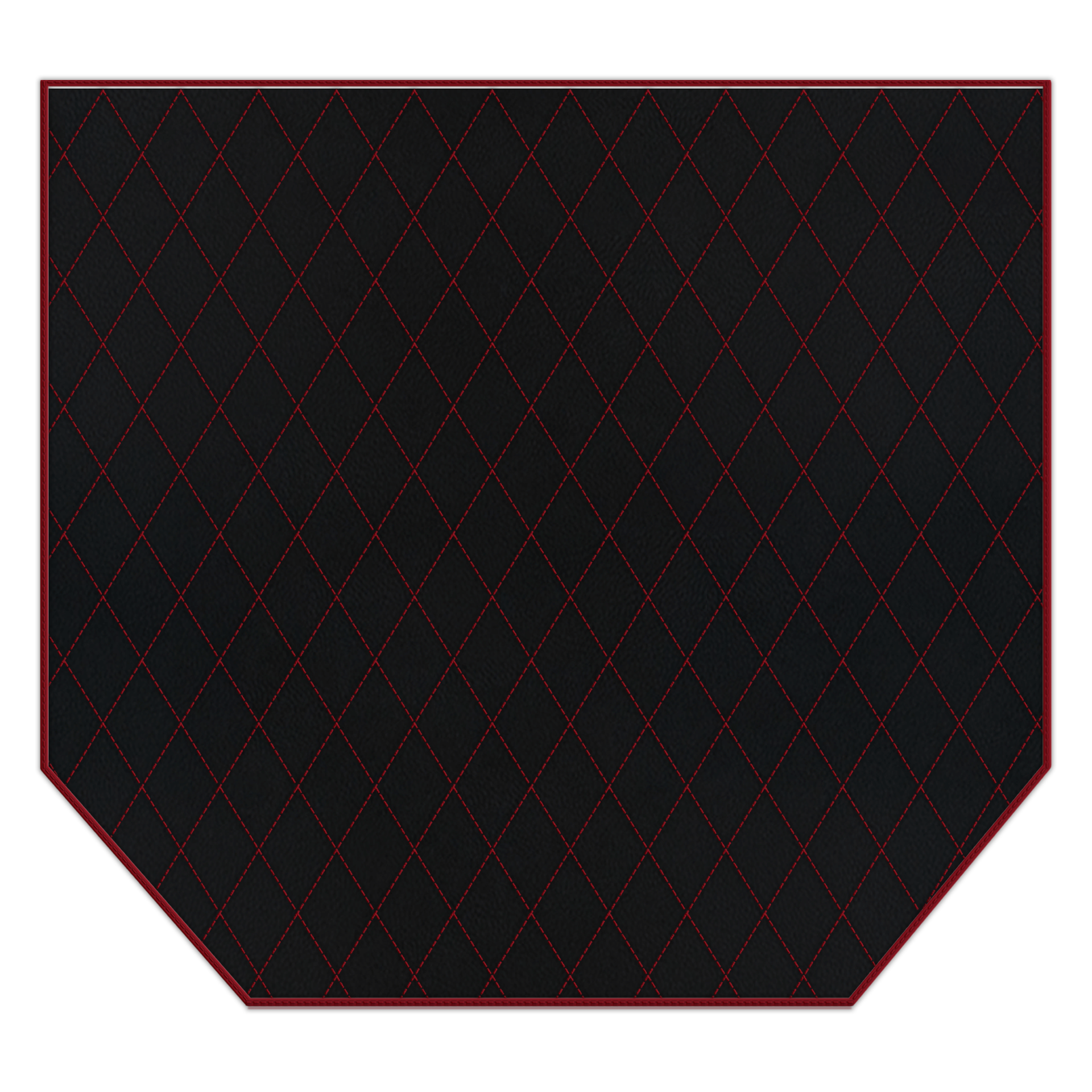 Tappetini per auto neri per Ferrari 360 Modena 1999-2005 con pelle Alcantara rossa - AutoWin