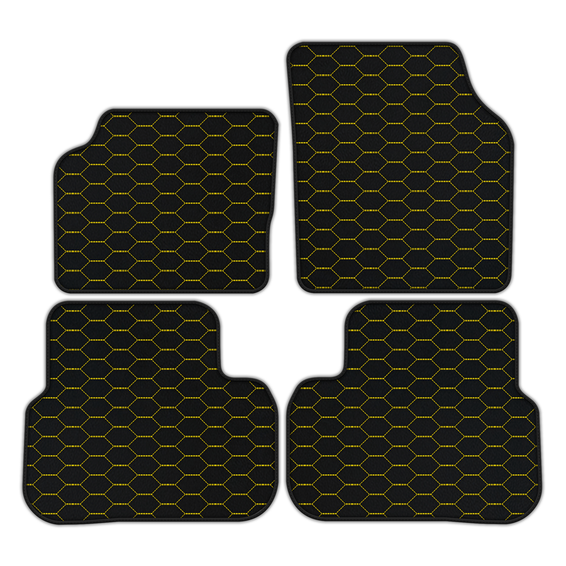 Customizable Leather Floor Mats with Divario Pattern for Land Rover Discovery Sport (2015-2019)