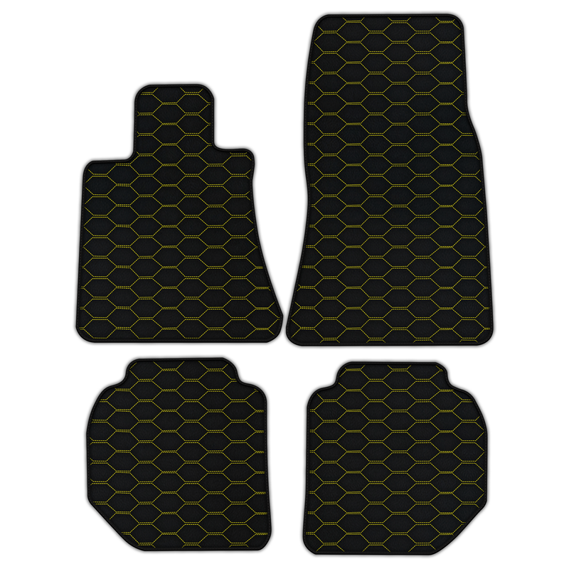 Customizable Leather Floor Mats with Divario Pattern for Rolls Royce Ghost Series II (2021–2024)