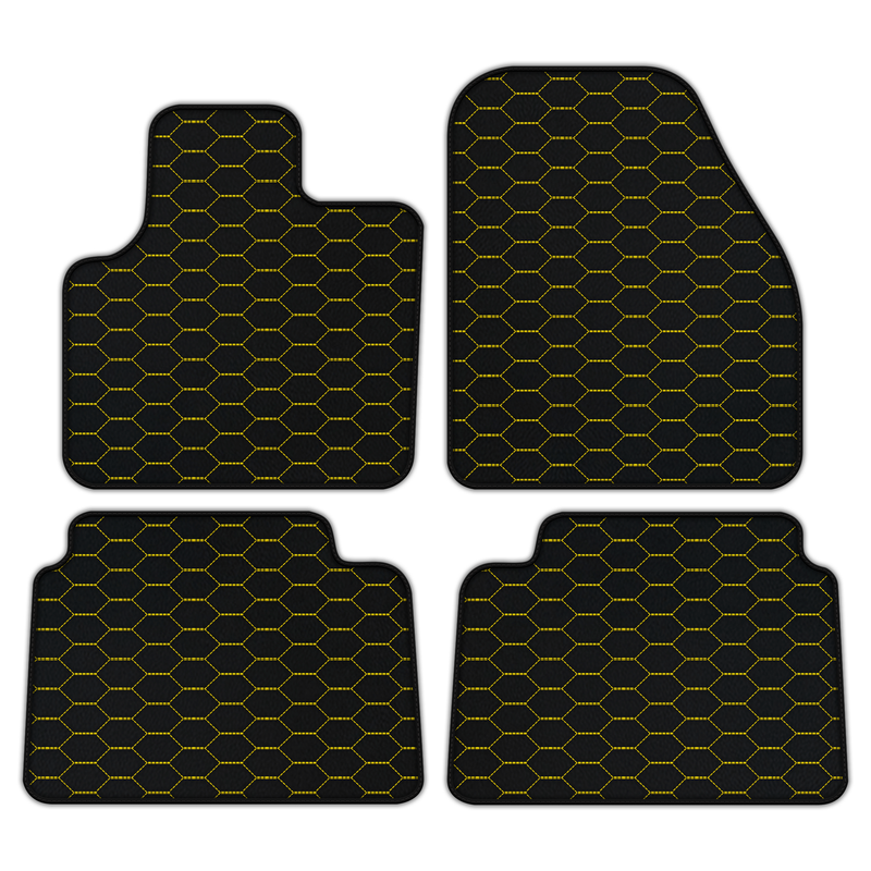 Customizable Leather Floor Mats with Divario Pattern for Land Rover Discovery Sport (2019-2024)