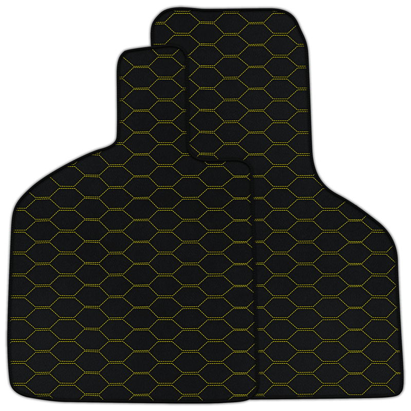 Customizable Leather Floor Mats with Divario Pattern for Lamborghini Huracan STO (2021-2024)