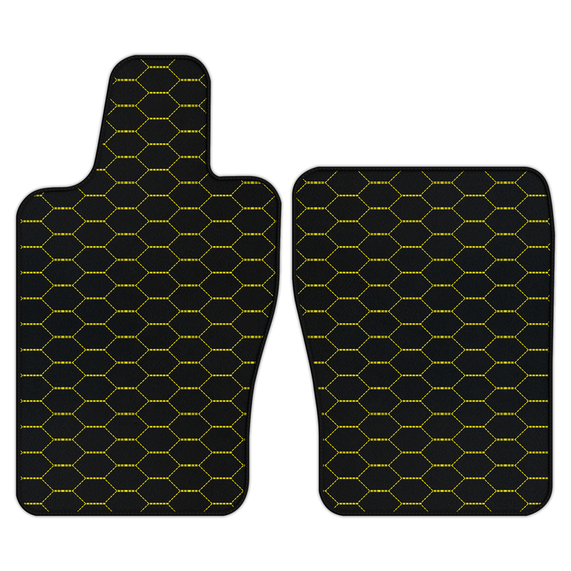 Customizable Leather Floor Mats with Divario Pattern for Aston Martin DB12 Volante (2023-2026) Convertible