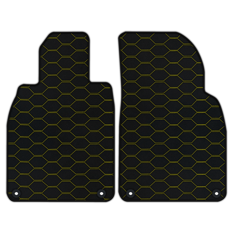Tapis de voiture en cuir personnalisables avec motif Divario pour Porsche Cayman 981 (2012-2016)