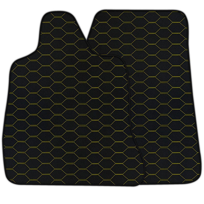 Tapis de voiture en cuir personnalisables avec motif Divario pour Chevrolet Corvette C7 (2014-2019)