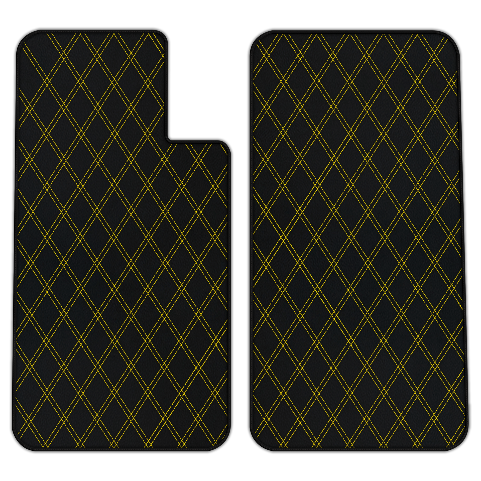 Customizable Luxury Leather Floor Mats for Aston Martin V8 Virage (1989-1995) Coupe