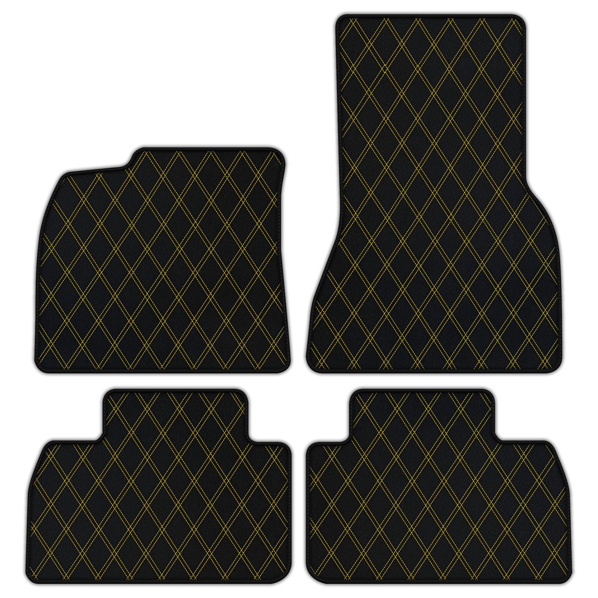 Custom Leather Mats for Porsche Macan (2024-2026) - Divario Pattern