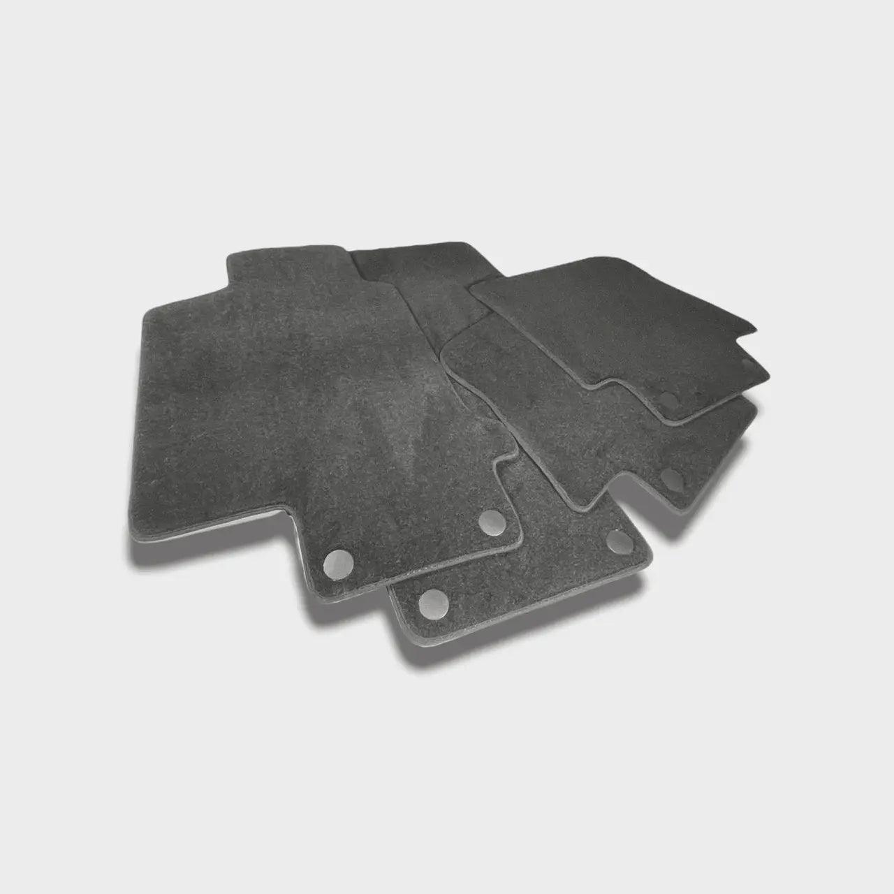 Floor Mats For Maserati GranCabrio Sport (2011-2019) Black - AutoWin