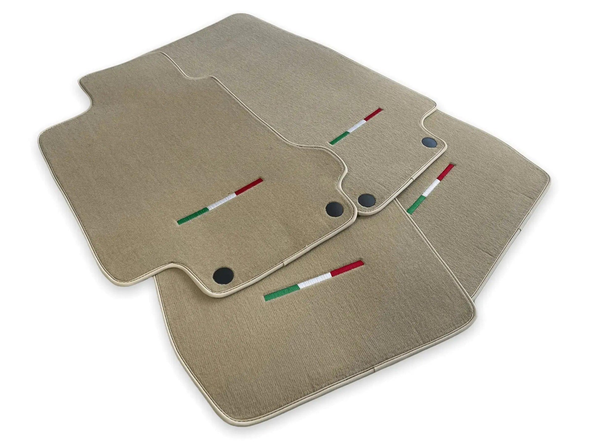Floor Mats For Maserati GranTurismo Sportline (2009-2019) Beige IT Edition - AutoWin