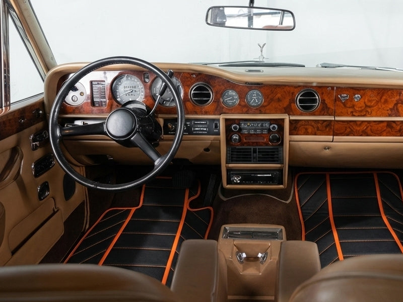 Fußmatten für Rolls Royce Wraith 2013–2023, Grau - AutoWin.EU