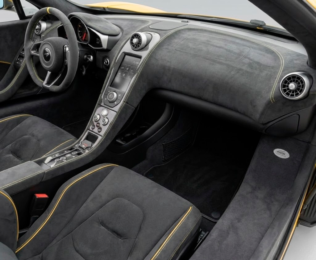 Beige Floor Mats For McLaren 650S Tailored - AutoWin.EU