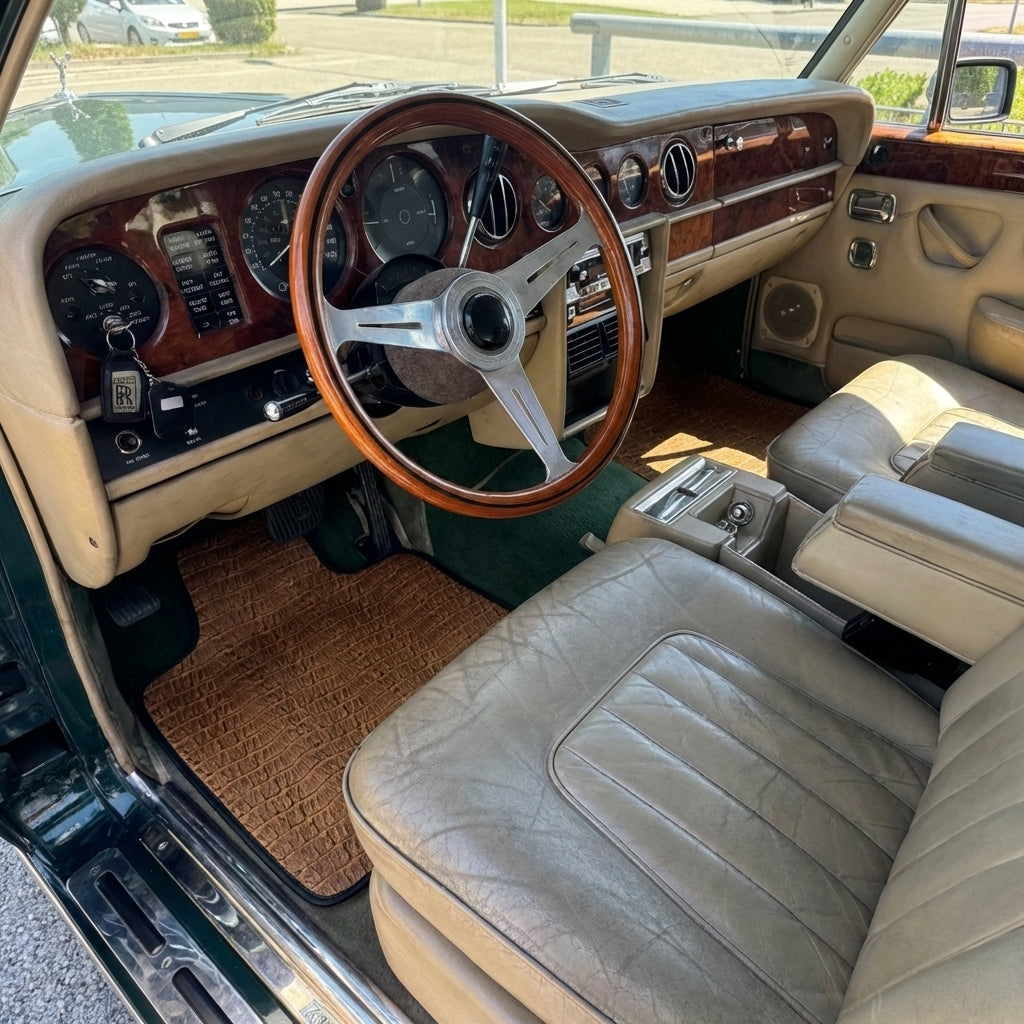 Fußmatten für Rolls Royce Wraith 2013–2023, Grau - AutoWin.EU