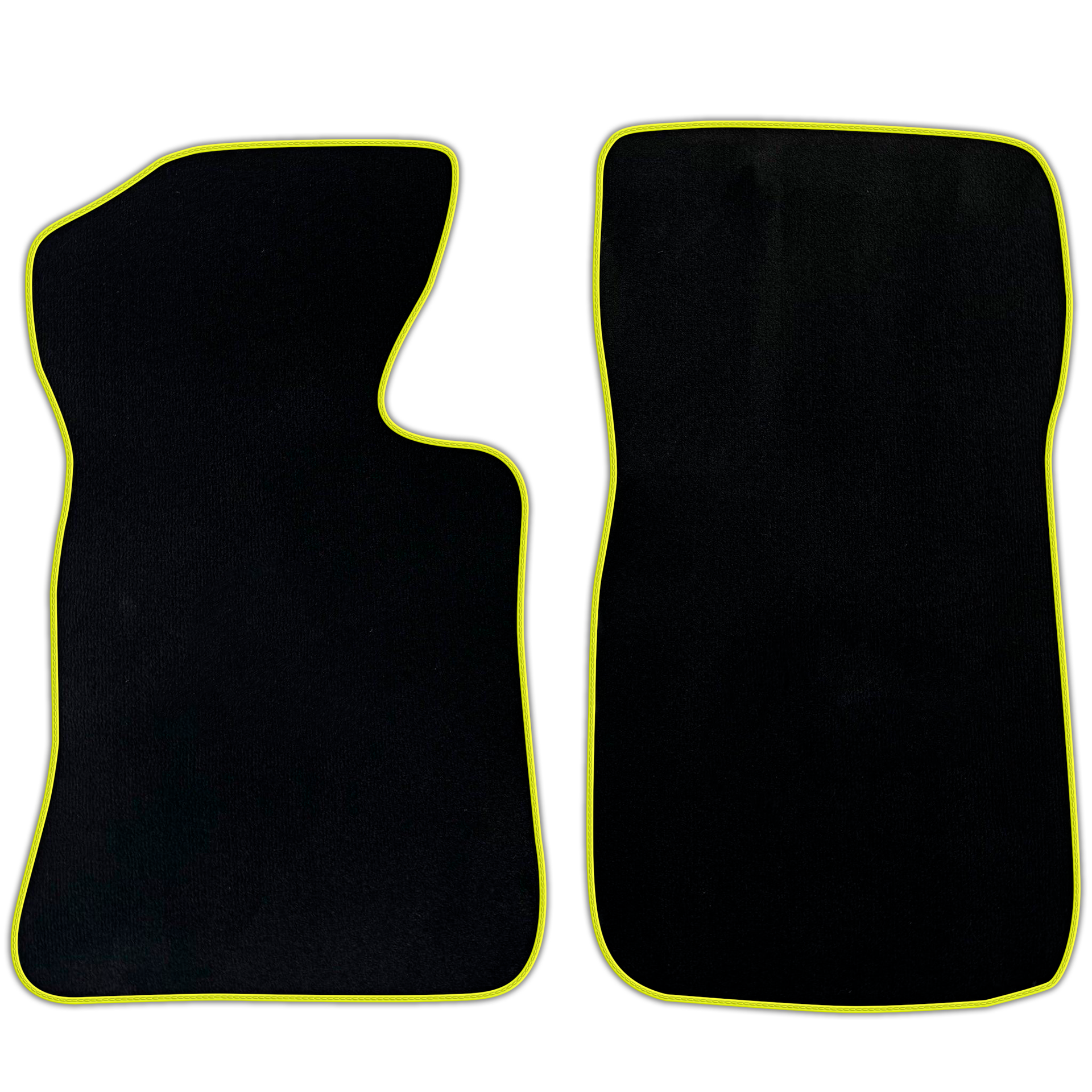 Custom Black Floor Mats for Chevrolet Corvette C2 (1963-1967) Black Trim