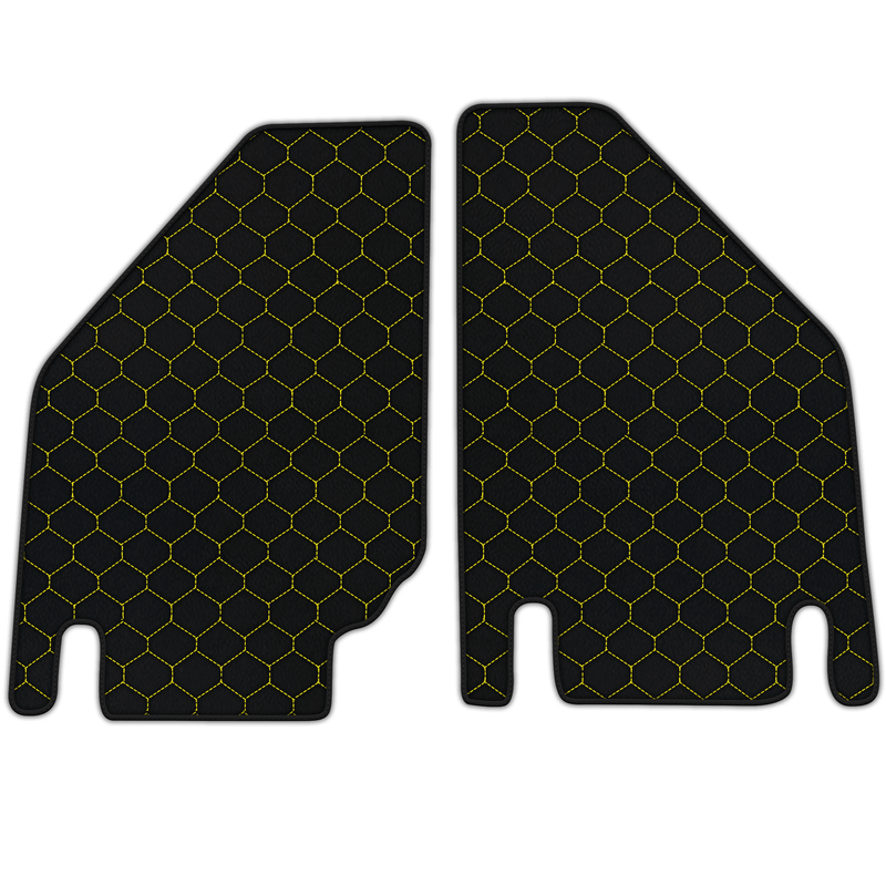 Tapis de voiture en cuir personnalisables avec motif