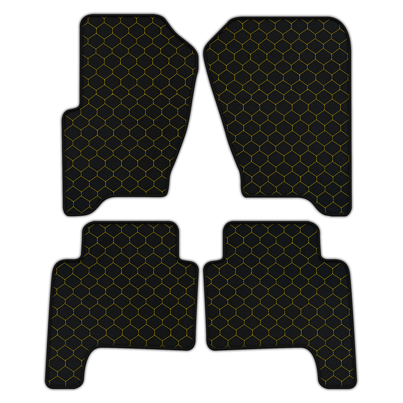 Customizable Leather Floor Mats with Hex Pattern for Range Rover Sport (2005-2010)