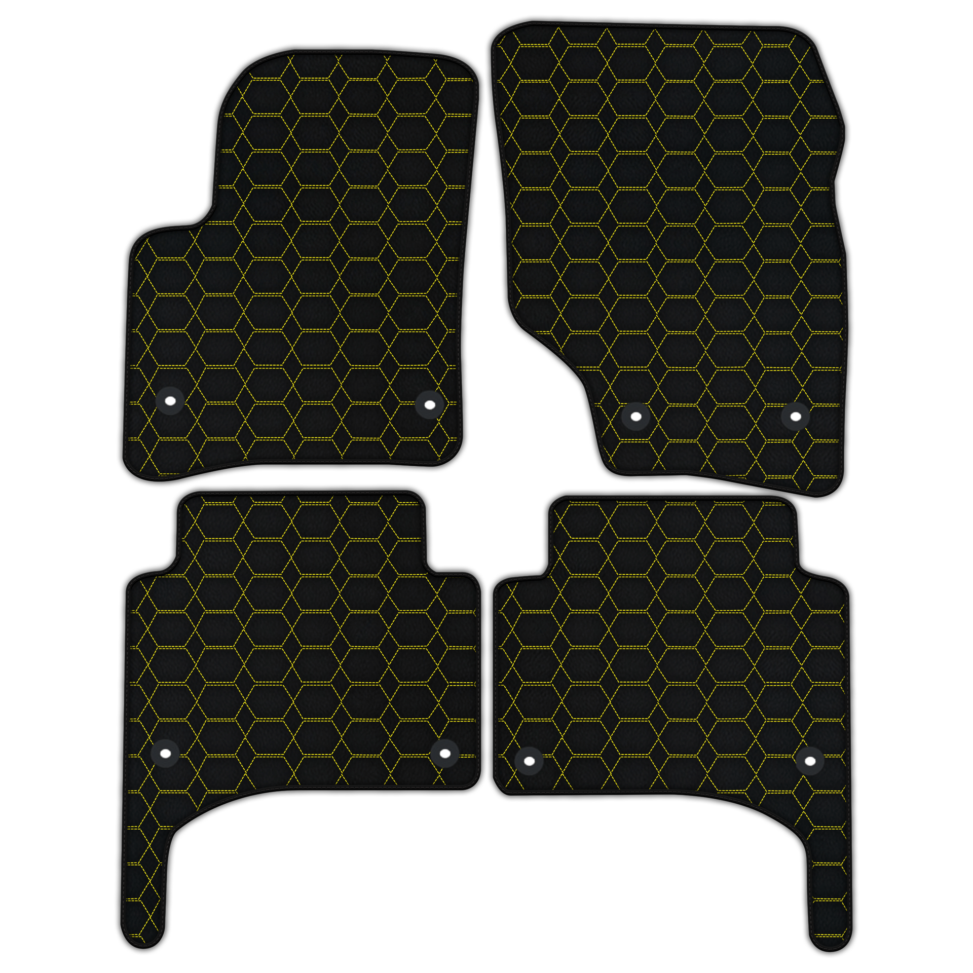 Customizable Leather Floor Mats for Porsche Cayenne (2003-2010)