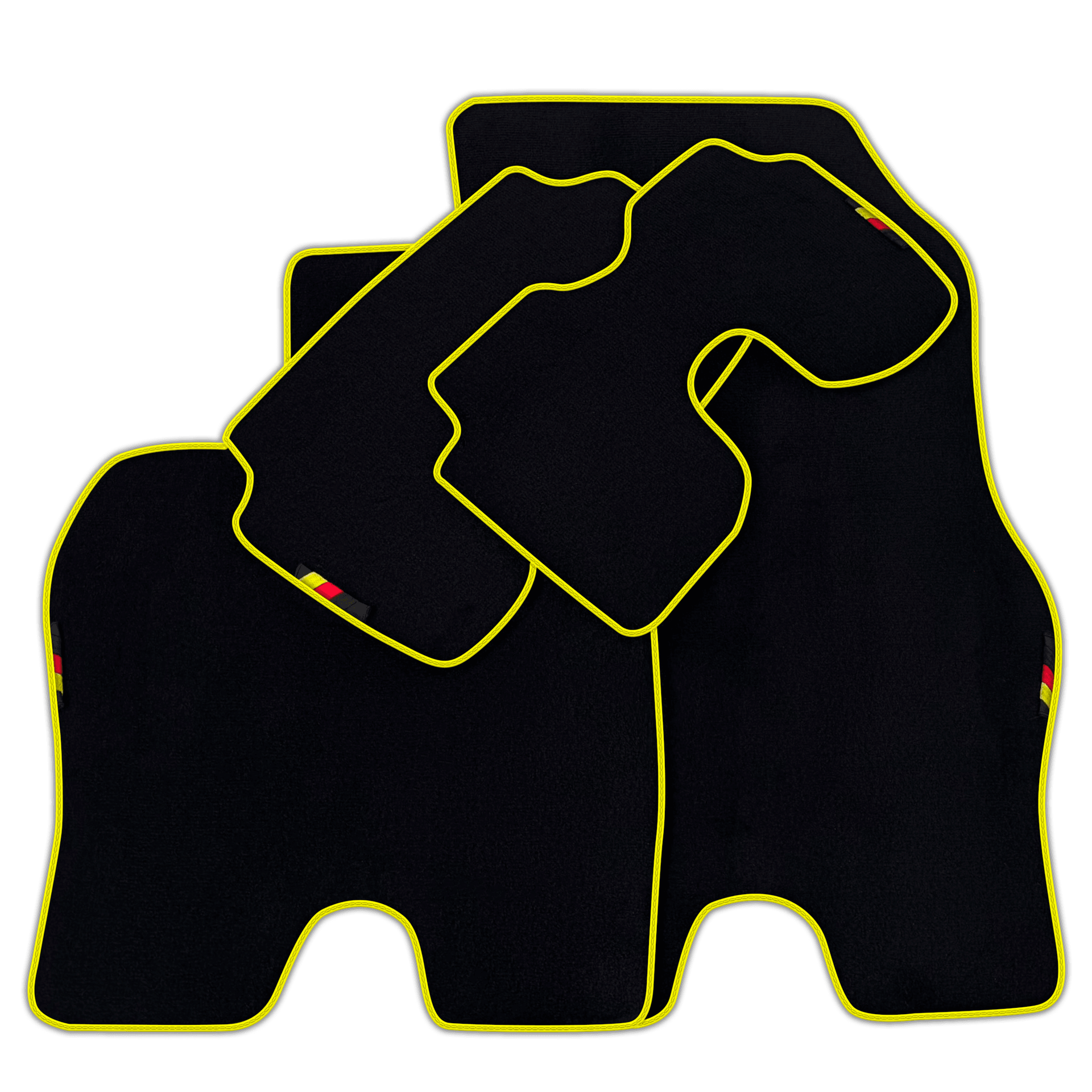 Black Floor Mats for BMW i8 German Edition | Various Trim Colors