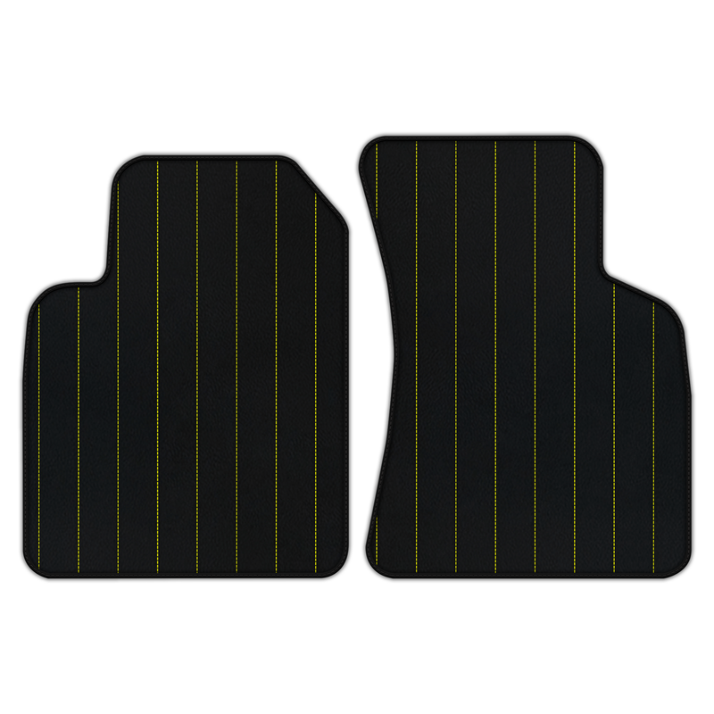 Customizable Leather Floor Mats with Line Pattern for Audi TT MK1 Coupe (1998-2006)