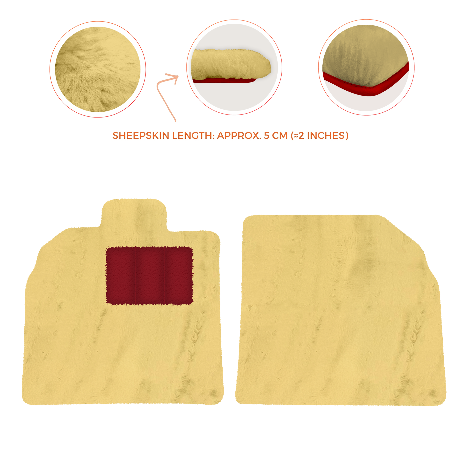 Customizable Black Floor Mats for Lamborghini Aventador SV | Orange Edition - AutoWin.EU