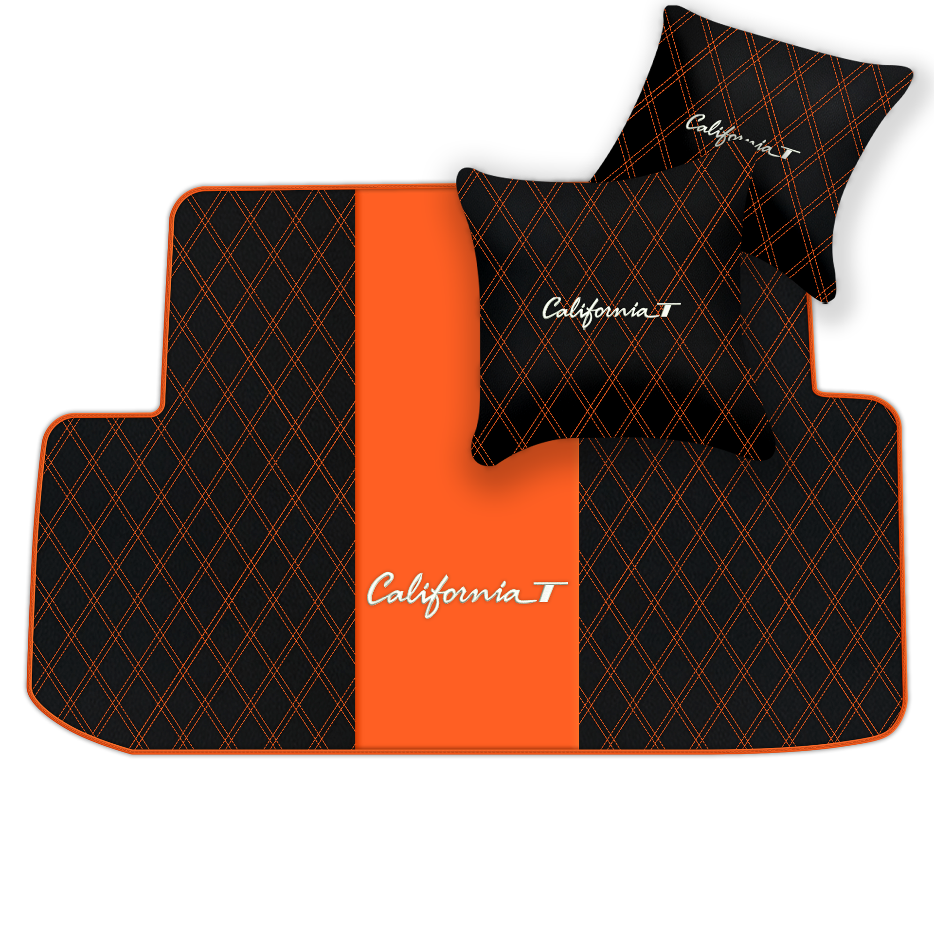 Tapis de voiture noirs pour Ferrari California T 2015–2018 - AutoWin